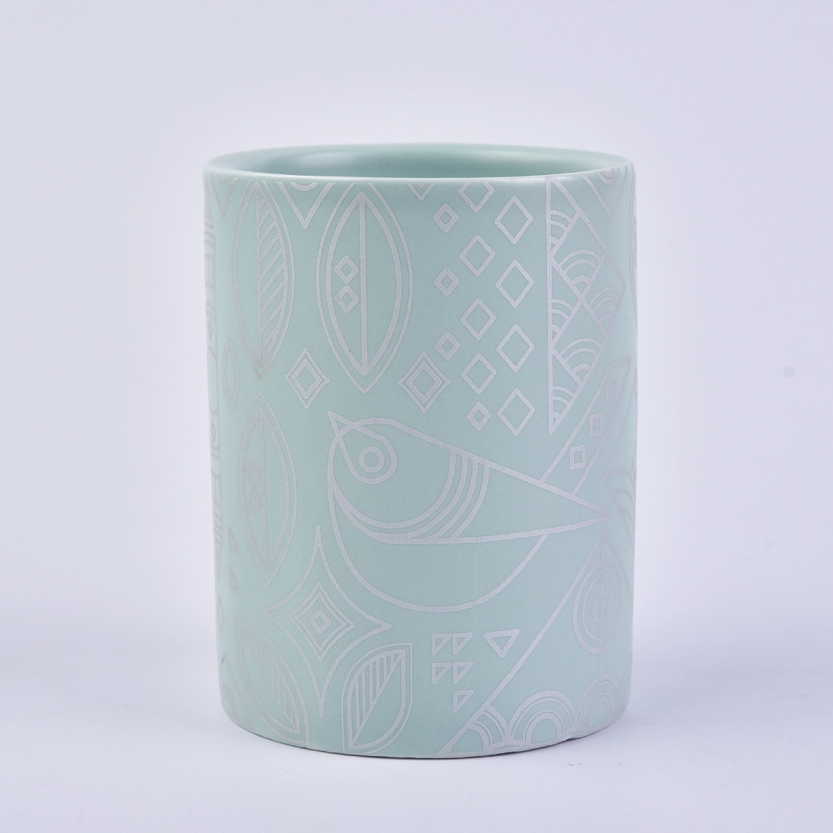 Customized Color Ceramic Candle Jars