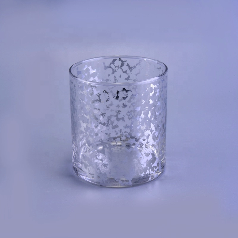 Sunny decorative gold tealight crystal candle glass jar