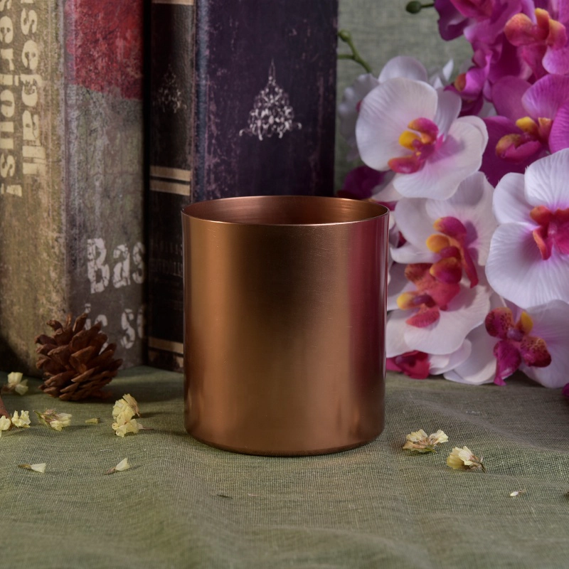 Metal Straight-Side Candle Jar Wholesale