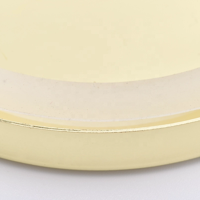 Luxury rose gold lids for candle glass jar