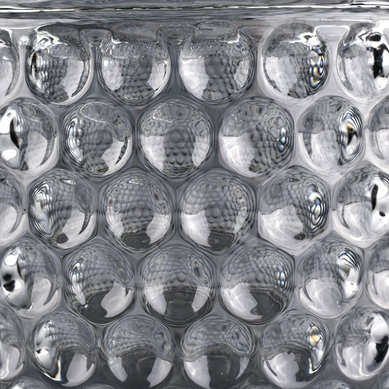 Unique Decorative Glass Candle Jar with Lids 250ml