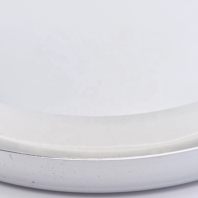 Suppliers Custom round silver metal lids for Candle Jar holder