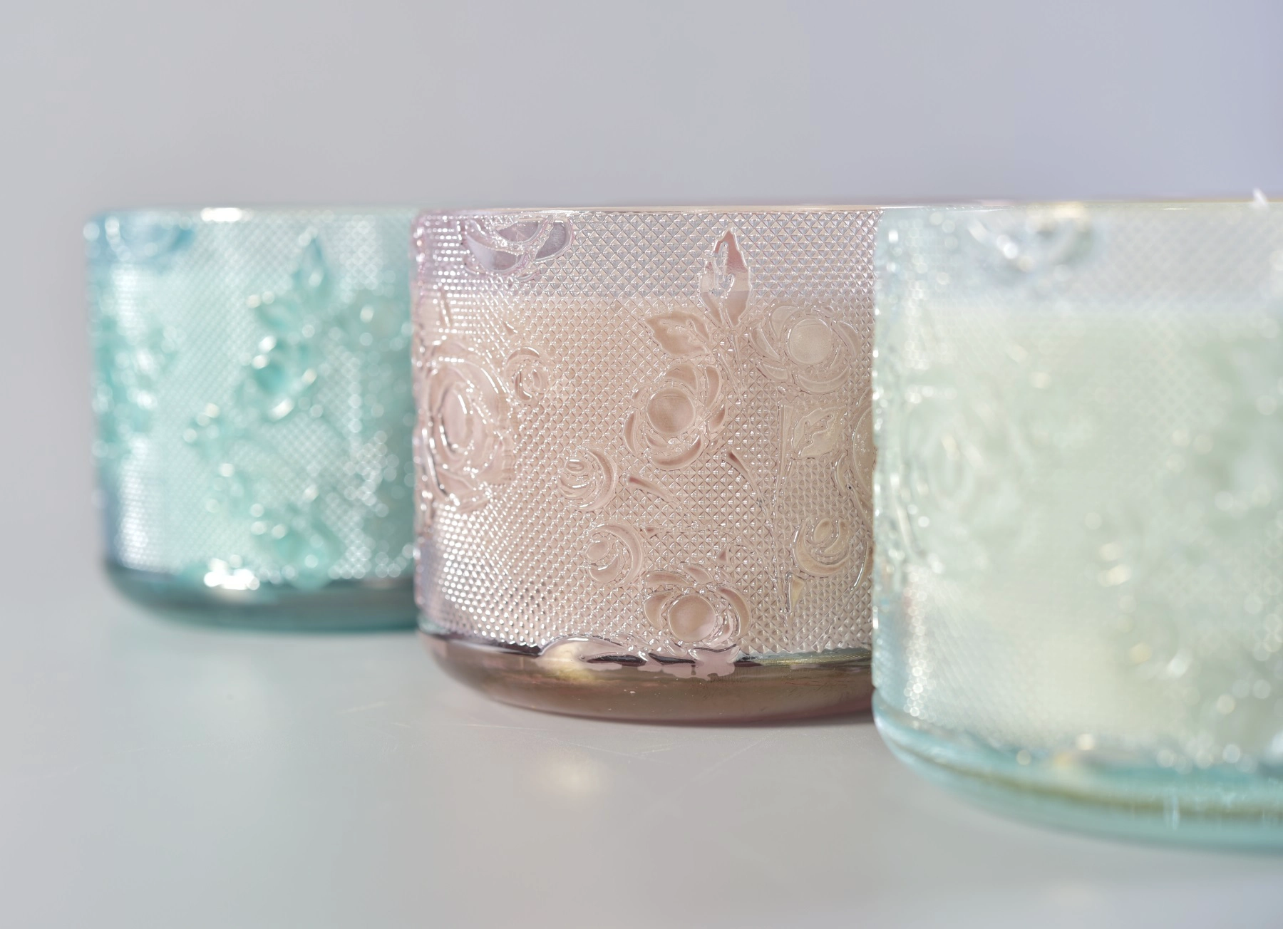 Glass Candle Jar For Decoration