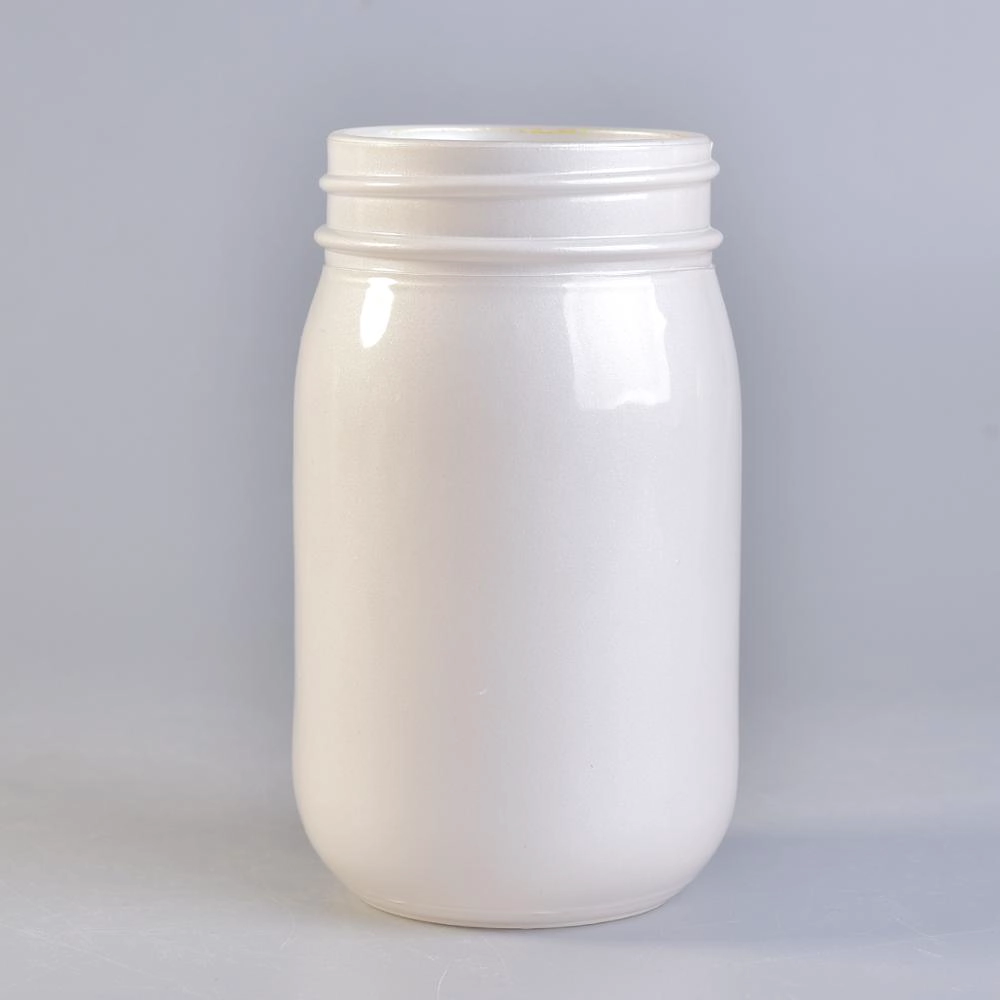 Wholesale glass mason jar with lid for candle making