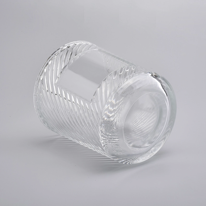 New Arrival Embossed Ceramic Candle Jars