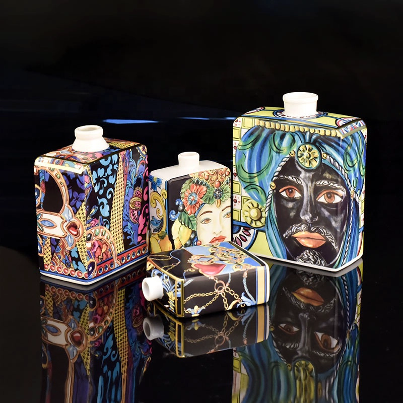Wholesales Chinese style oil perfume glass reed diffuser bottles