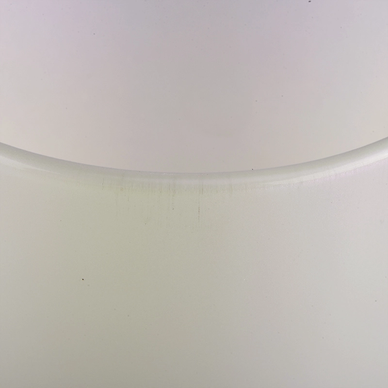 8OZ 10OZ Inside White and Ion Plating Glass Candle Jar