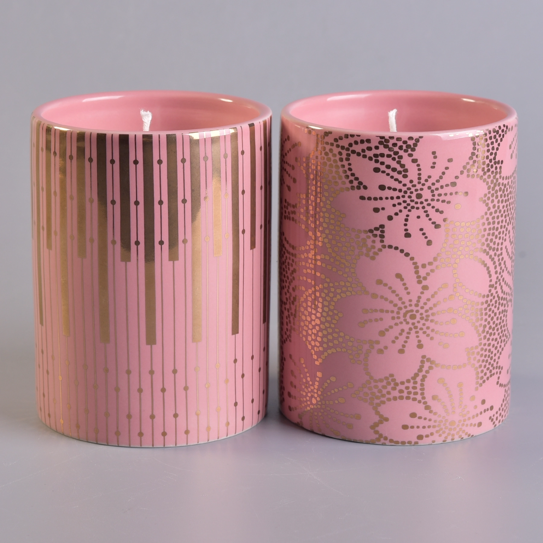 Ceramic Candle Vessels Empty Ceramic Jars Wholesae