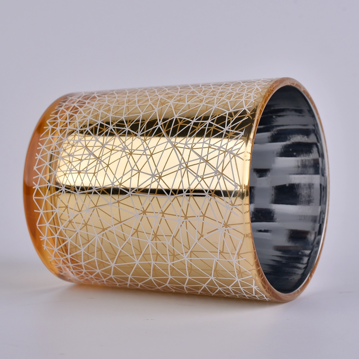 Unique Gold Glass Candle Jars Wholesale