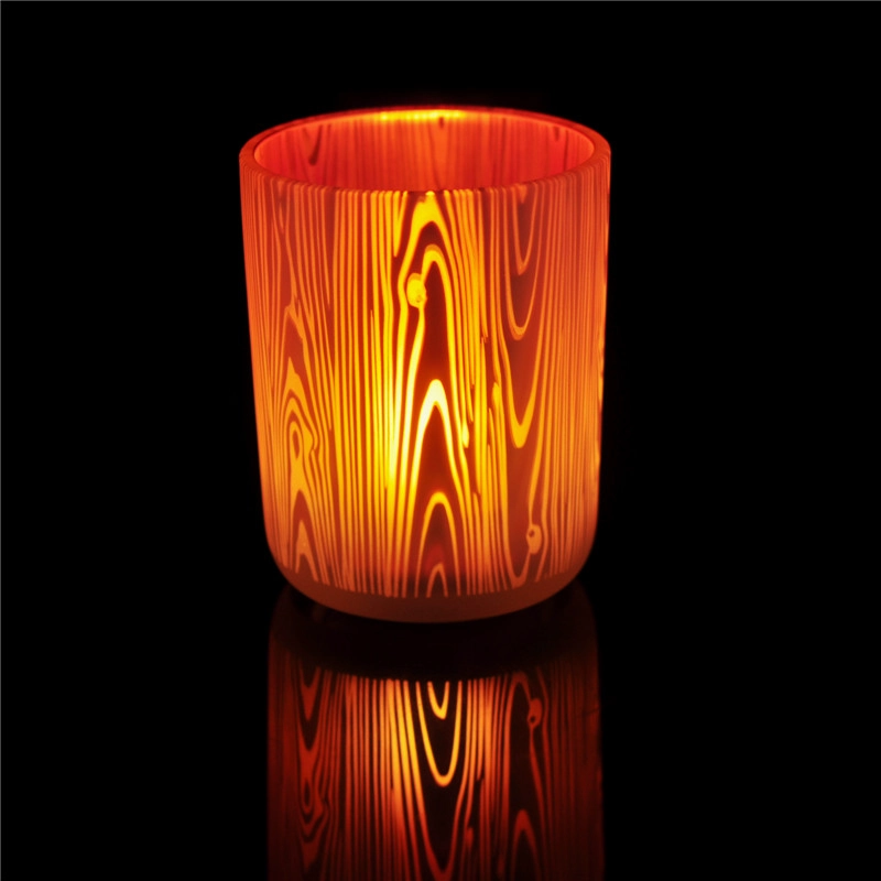 Customized Christmas Wedding Decorative Glass Candle Jars Wholesale