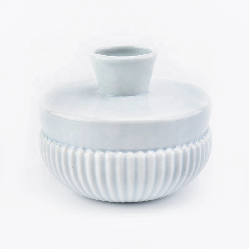 Home decor aroma luxury ceramic reed diffuser bottle