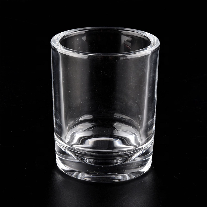 Thick Wall Crystal Glass Candle Jars