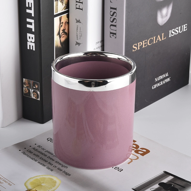 Customized Design Ceramic Candle Vessels