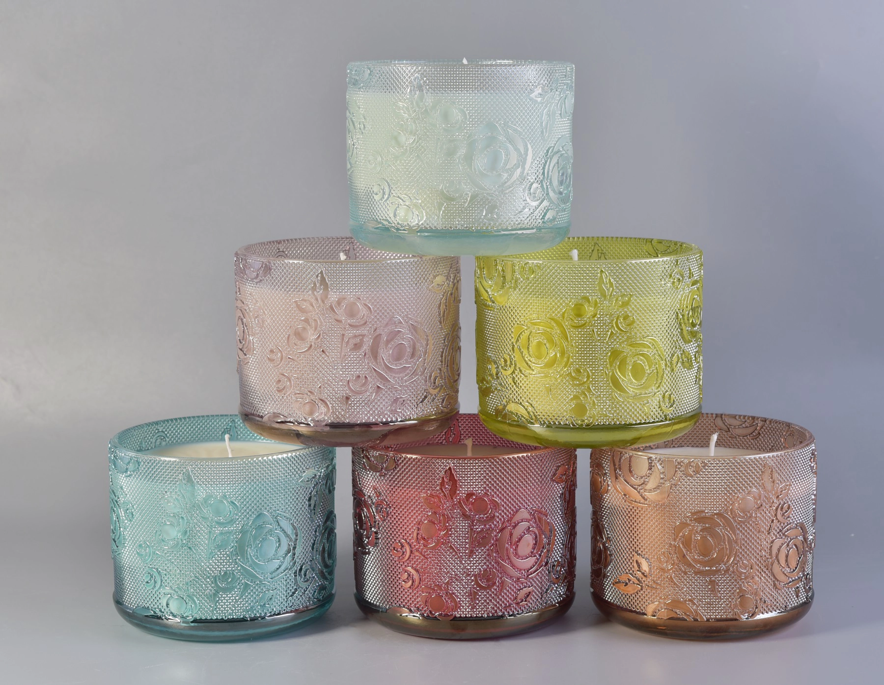 Wholesale High Quality Empty Glass Candle Jar For Wax Making