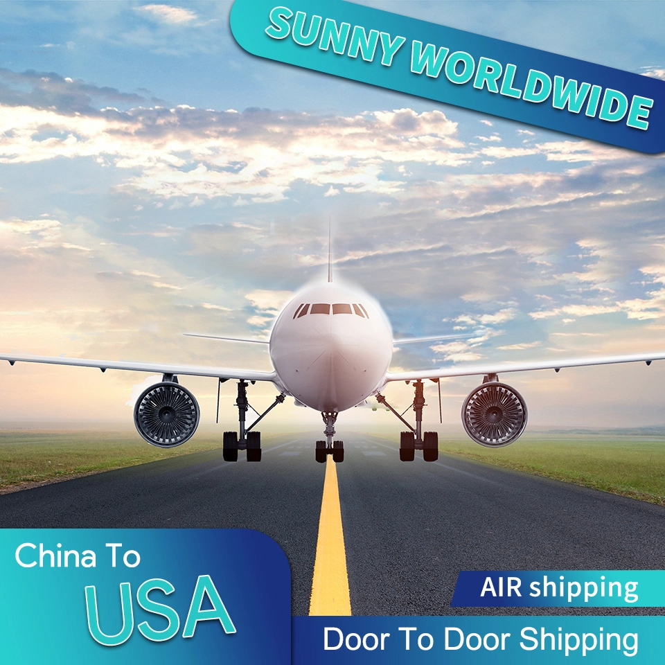 Chine swwls Fret aérien rapide le moins cher porte à porte de la Chine aux États-Unis Transfert de fret