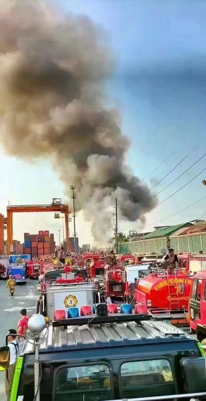 Manila International Terminal,fire,port congestion,supply chain disruption,fire disaster
