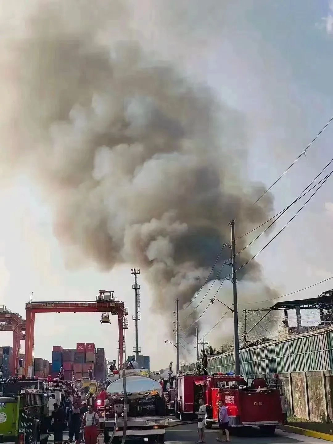 Manila International Terminal,fire,port congestion,supply chain disruption,fire disaster