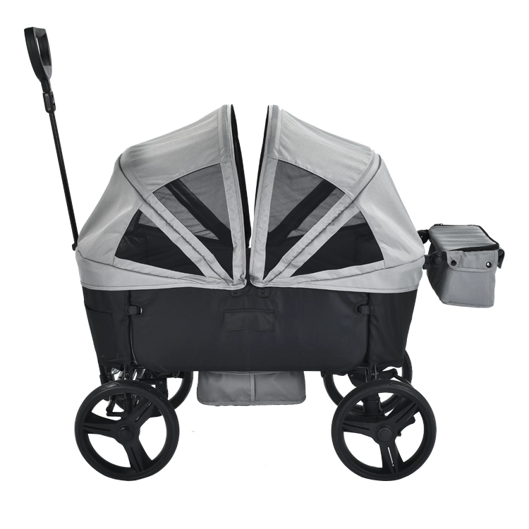 China Kundenspezifisches Design für den Außenbereich mit mehreren Tragemöglichkeiten – mehrfarbiger Babywagen. Outdoor-Einsatz, großer Kinderwagen, zusammenklappbarer Kinderwagen, zusammenklappbarer Trolley für Babys Hersteller