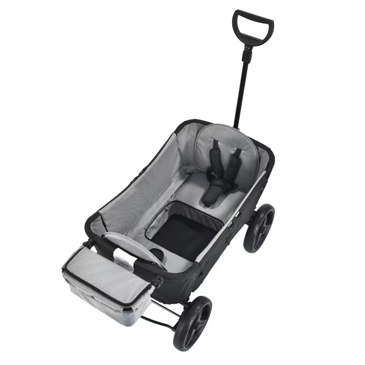 Custom design outdoor multi carry-multicolors baby wagon Outdoor use large size baby wagon stroller folding stroller wagon folding trolley baby