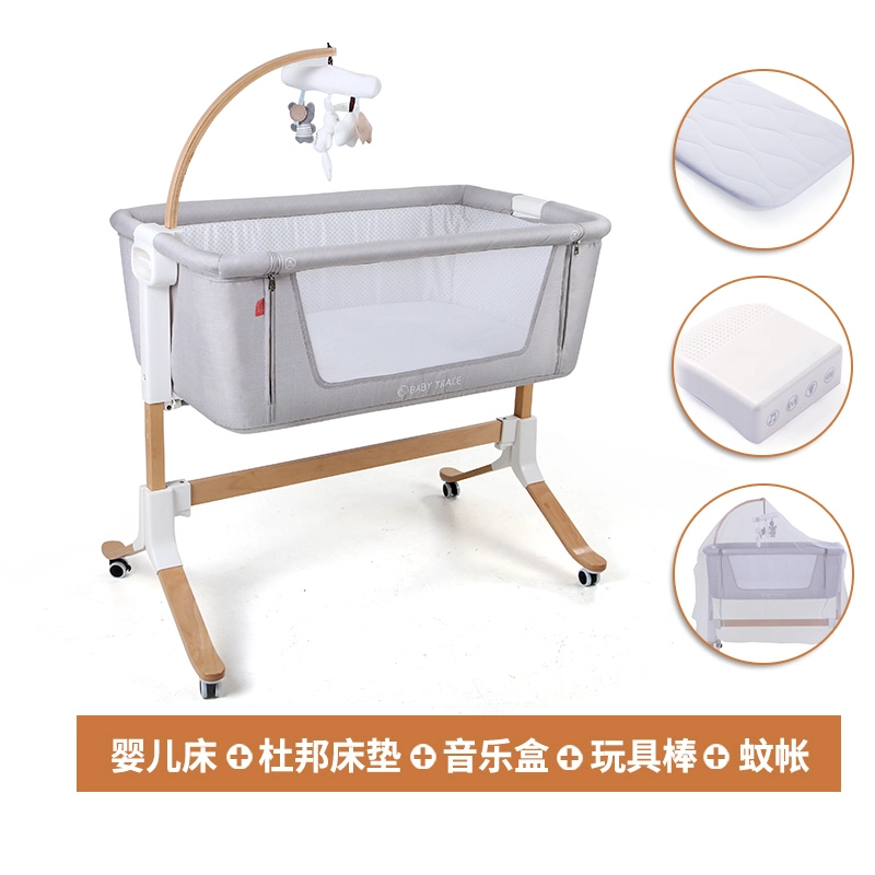 China 0–8 Monate neues Holzbett, Babybett, Schaukelbett mit EN1130- und Astm-F2194-Zertifikat Hersteller