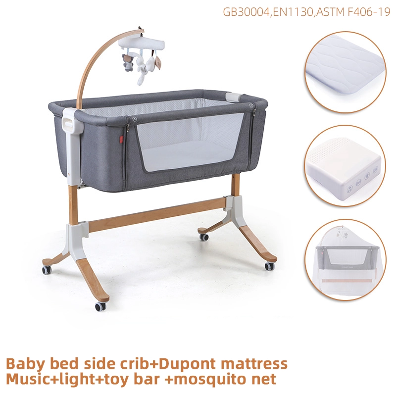 China Großhandel tragbares Babybett, multifunktionales Baby-Klappschlafbett, Kinderbett mit CE-Zertifikat Hersteller