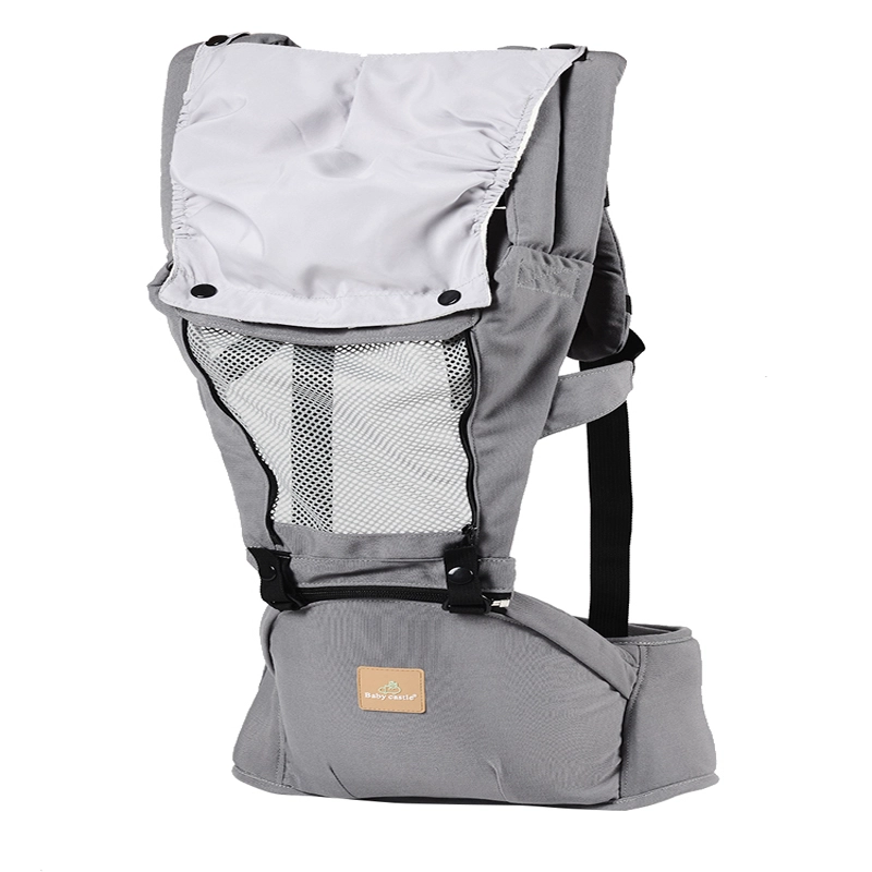 China All Seasons Ergonomische 6-in-1-Babytrage für Neugeborene bis Kleinkinder – mit Lendenwirbelstütze – für Kinder mit einem Gewicht von 3 bis 20 kg – 360-Grad-Babytragemöglichkeit – nach innen und außen gerichtet Hersteller