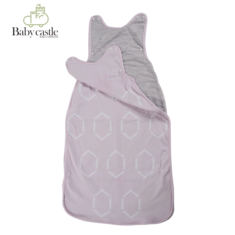 China Hochwertiger, weicher, belüfteter Schlafsack für Neugeborene, abnehmbarer Stil, reiner Kinderwagen-Schlafsack Hersteller