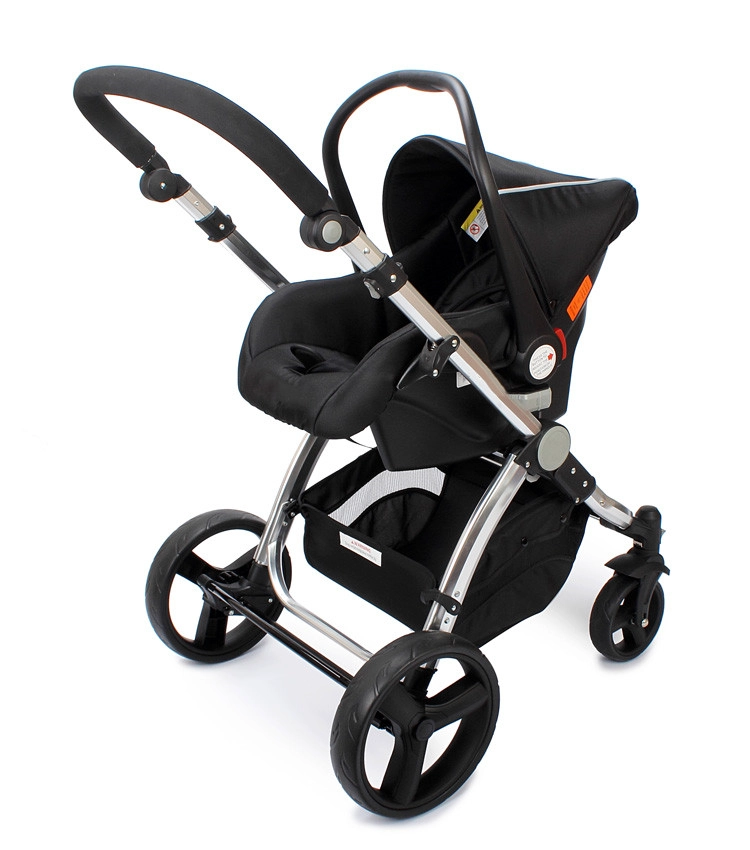 OEM ODM Baby Stroller 3 in 1 Carrycot Seat 2 in 1 Stroller With Car Seat Baby Carriage High-landscape Pram For Newborns