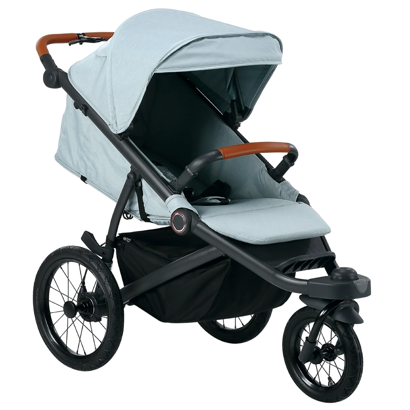 Chine fournisseur pliable facile transporter multi-fonction bébé poussette bébé jogger voyage poussette 3 roues