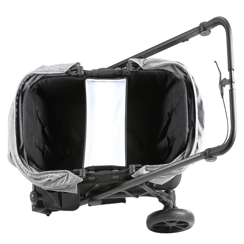 2seats Alum All-terrai baby folding wagon stroller with EN1888 certificate
