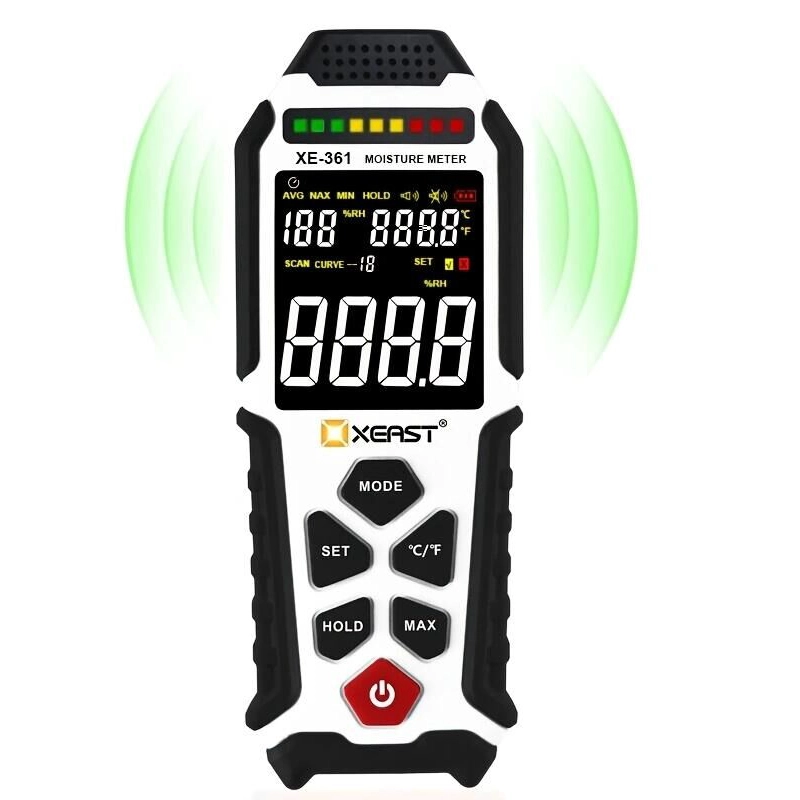 China XEAST XE-361 High Precision Digital Moisture Meter Accurate Indoor Outdoor Humidity Monitor LCD Display OEM for Instruments manufacturer