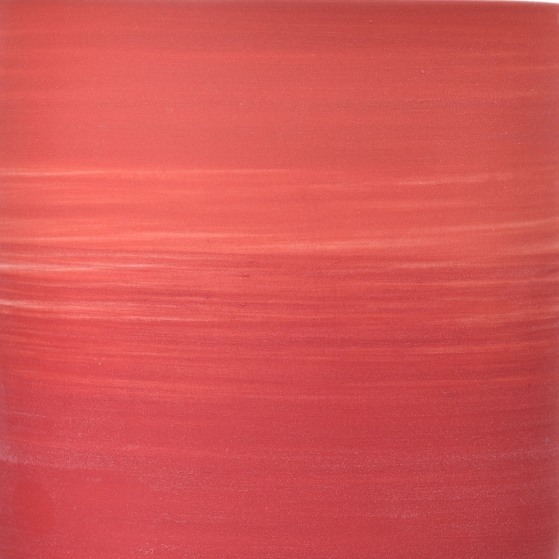 popular 10 OZ red round ceramic candle holder