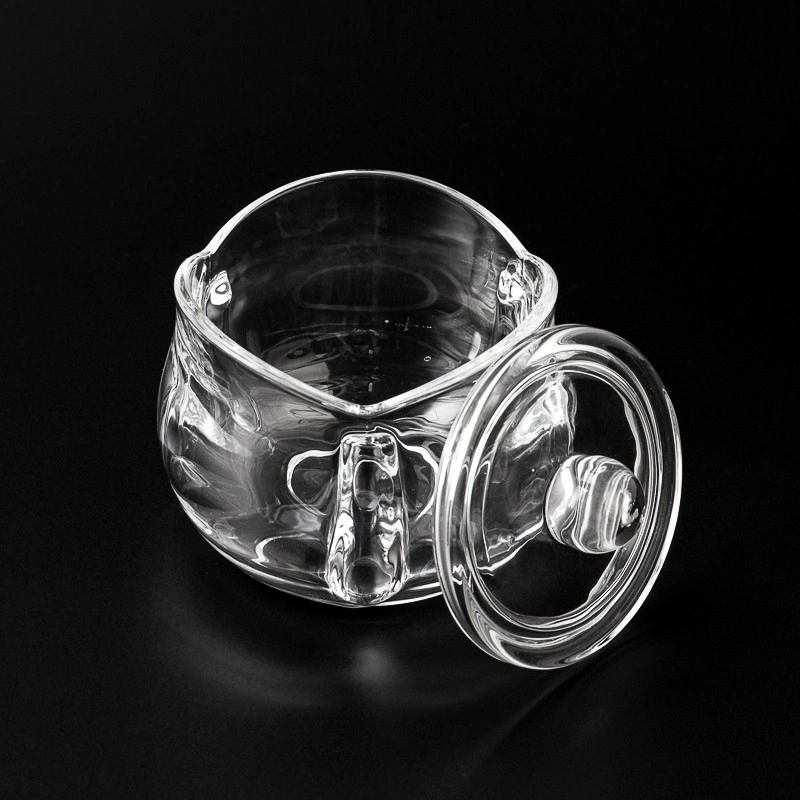 New Creative Style Customize Color Glass Jar 154ml Soy Wax Candle Jar with Lid