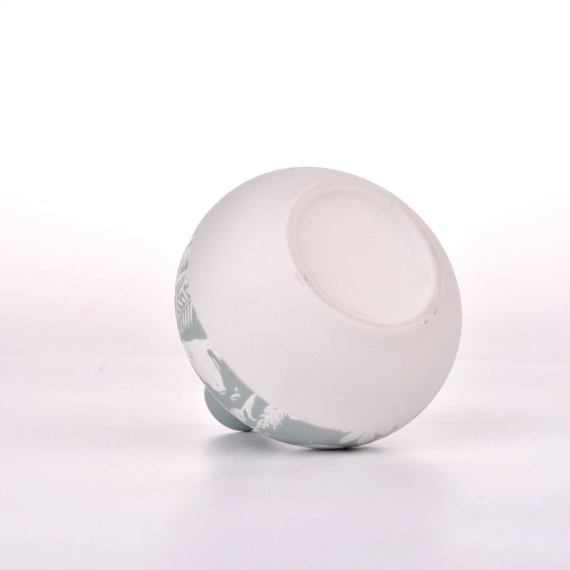 Home Decoration 336ml Glazed Ceramic Vessel Aroma Handmade Durable Recyclable Reed Diffuser Bottle