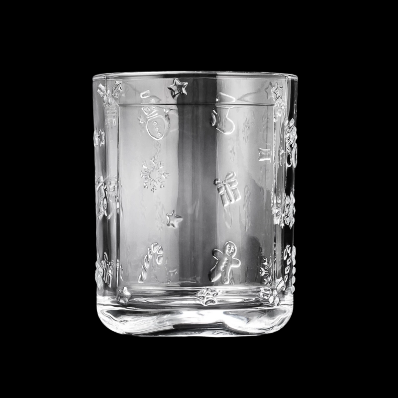 New Arrival Custom Label & Color 15oz Cylinder Glass Candle Jar with Fancy Pattern for Home and Wedding Decorations New Arrival Custom Label & Color 15oz Cylinder Glass Candle Jar with Fancy Pattern for Home and Wedding Decorations