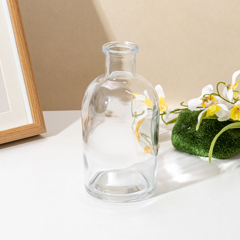 Popular Style Clear Glass Custom Color 539ml Long Lasting Glass Diffuser Bottle for Home Fragrance