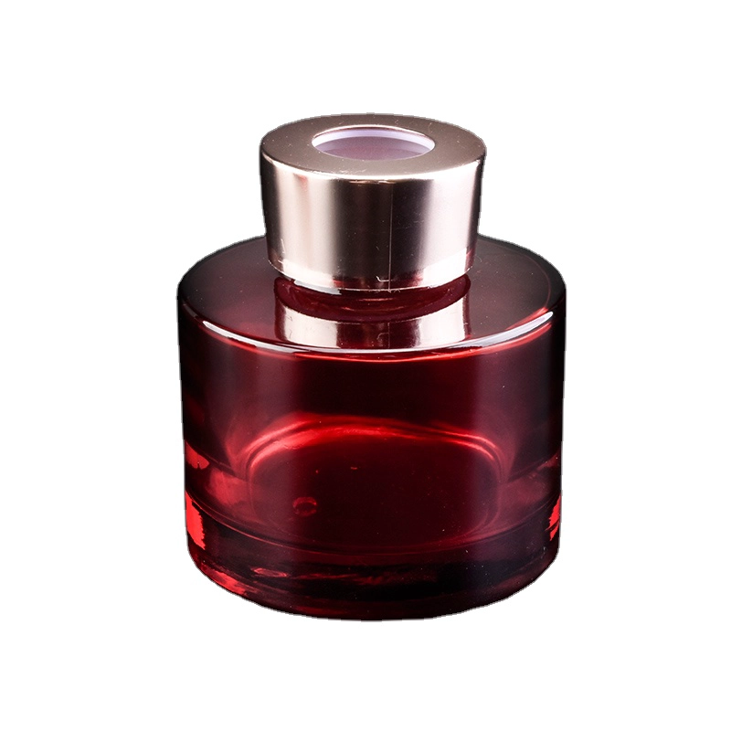 China Red color diffuser bottles with alu cap manufacturer