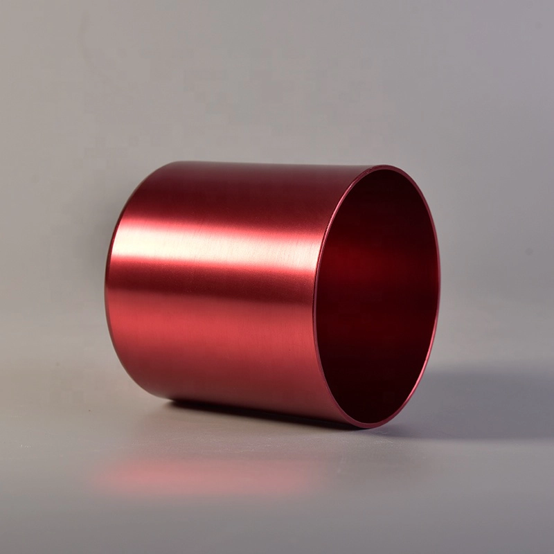 rose gold color metal candle holder for home decoration
