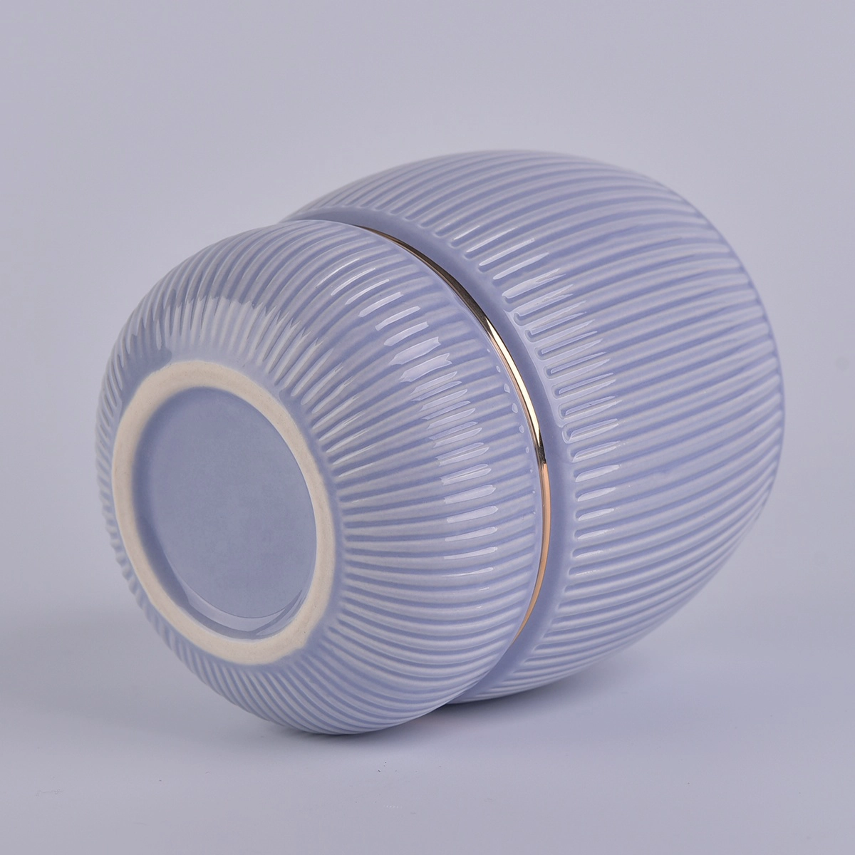 Sunny manufacturer custom empty ceramic scented jars candle in bulk