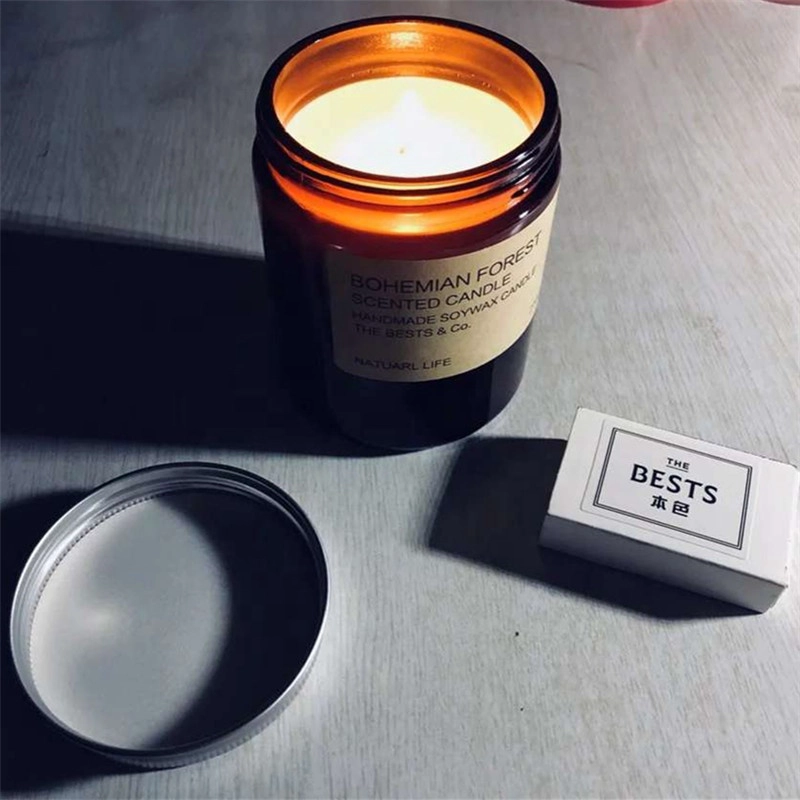 Scented candle container homemade scented candle tawny candle jar