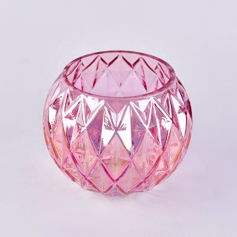 Wholesale round glass candle jars in bulk