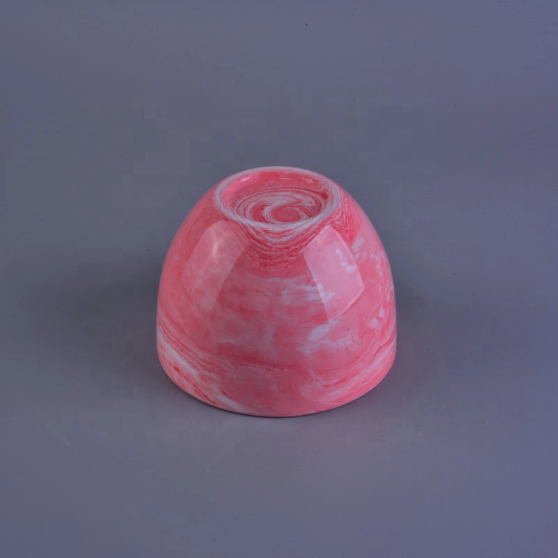 Elegant colored ceramic candle jars wholesale