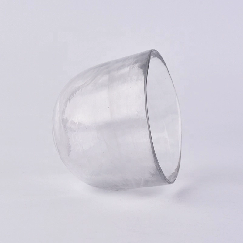 Empty Tealight glass candle holders for home decor