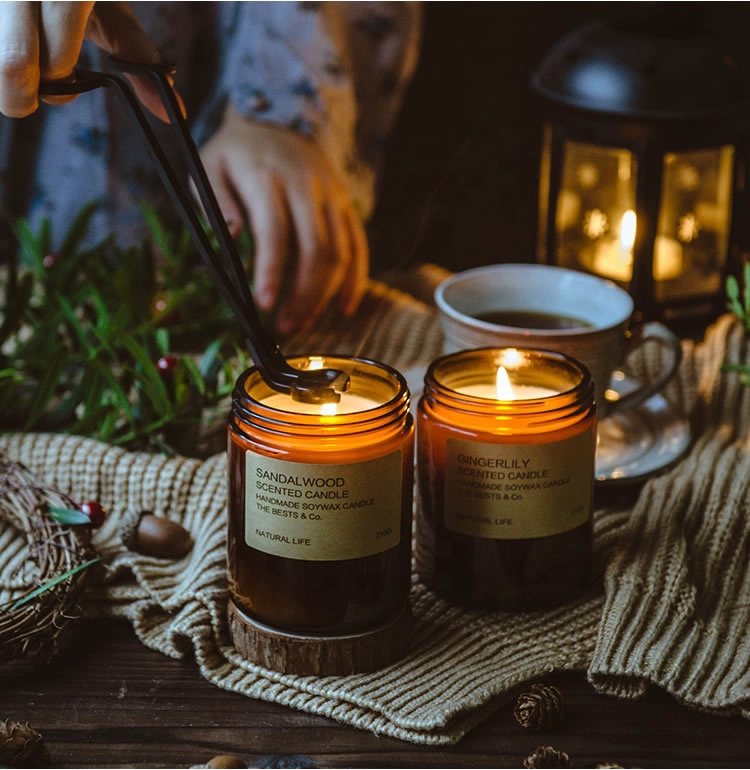 Scented candle container homemade scented candle tawny candle jar
