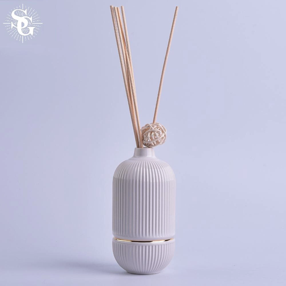 Sunny 275ml 177g black or white classic ceramic diffuser bottle
