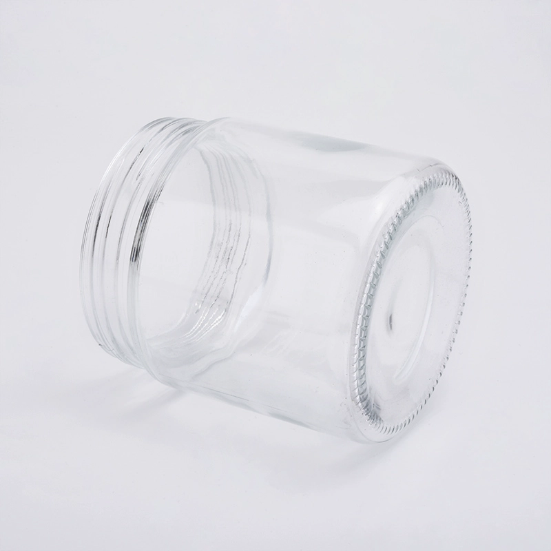 21oz wholesales smooth transparent glass candle holder home decorations candle containers