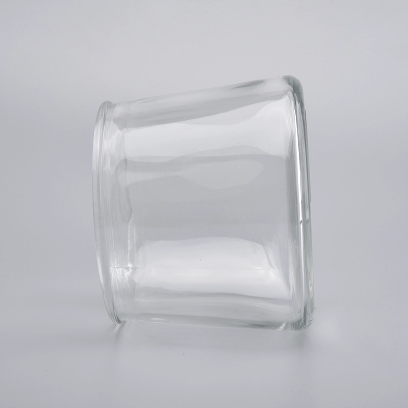 Round bottom glass candle vessels from Sunny Glassware
