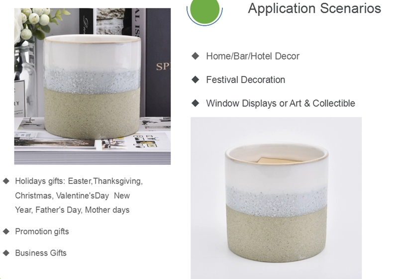 ceramic candle container