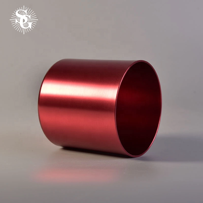 Sunny unique metal candle vessel custom manufacturer
