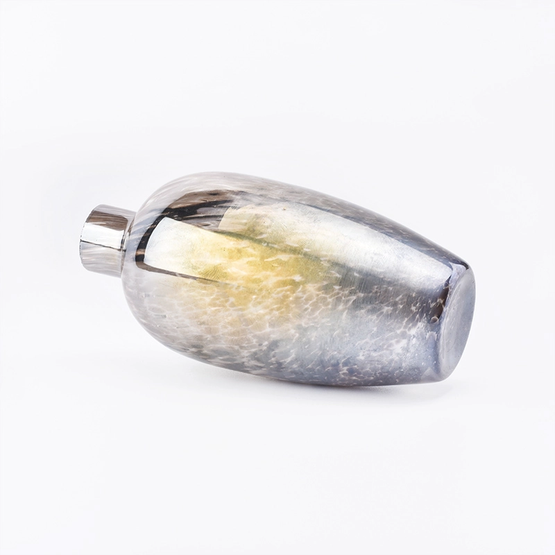 Luxury colored glass perfume bottle